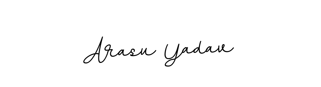 Design your own signature with our free online signature maker. With this signature software, you can create a handwritten (BallpointsItalic-DORy9) signature for name Arasu Yadav. Arasu Yadav signature style 11 images and pictures png