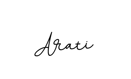 You should practise on your own different ways (BallpointsItalic-DORy9) to write your name (Arati) in signature. don't let someone else do it for you. Arati signature style 11 images and pictures png