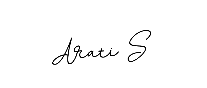 Make a beautiful signature design for name Arati S. With this signature (BallpointsItalic-DORy9) style, you can create a handwritten signature for free. Arati S signature style 11 images and pictures png