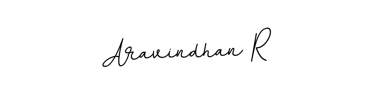 if you are searching for the best signature style for your name Aravindhan R. so please give up your signature search. here we have designed multiple signature styles  using BallpointsItalic-DORy9. Aravindhan R signature style 11 images and pictures png