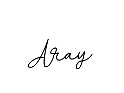 Make a beautiful signature design for name Aray. With this signature (BallpointsItalic-DORy9) style, you can create a handwritten signature for free. Aray signature style 11 images and pictures png