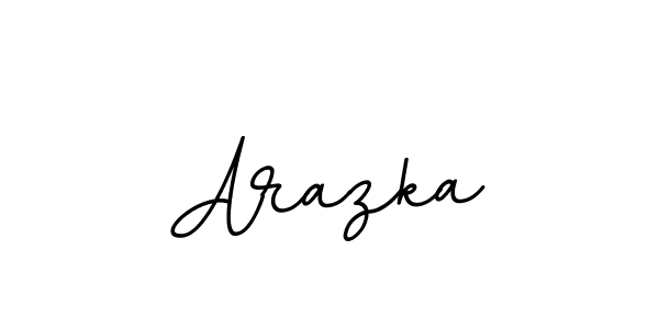 Create a beautiful signature design for name Arazka. With this signature (BallpointsItalic-DORy9) fonts, you can make a handwritten signature for free. Arazka signature style 11 images and pictures png