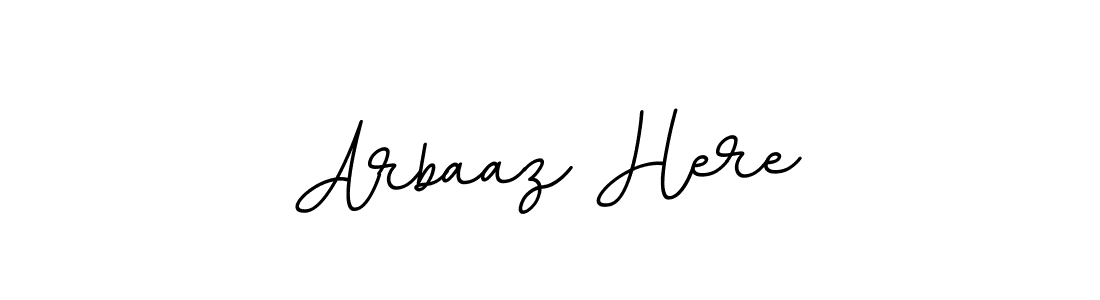 Use a signature maker to create a handwritten signature online. With this signature software, you can design (BallpointsItalic-DORy9) your own signature for name Arbaaz Here. Arbaaz Here signature style 11 images and pictures png