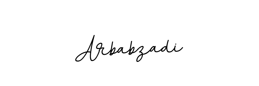 It looks lik you need a new signature style for name Arbabzadi. Design unique handwritten (BallpointsItalic-DORy9) signature with our free signature maker in just a few clicks. Arbabzadi signature style 11 images and pictures png