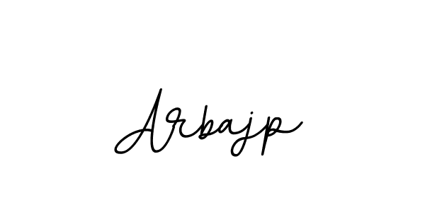 BallpointsItalic-DORy9 is a professional signature style that is perfect for those who want to add a touch of class to their signature. It is also a great choice for those who want to make their signature more unique. Get Arbajp name to fancy signature for free. Arbajp signature style 11 images and pictures png