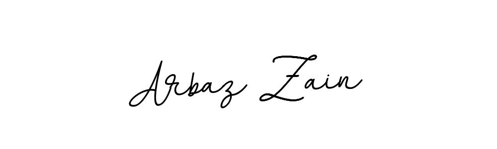 You should practise on your own different ways (BallpointsItalic-DORy9) to write your name (Arbaz Zain) in signature. don't let someone else do it for you. Arbaz Zain signature style 11 images and pictures png