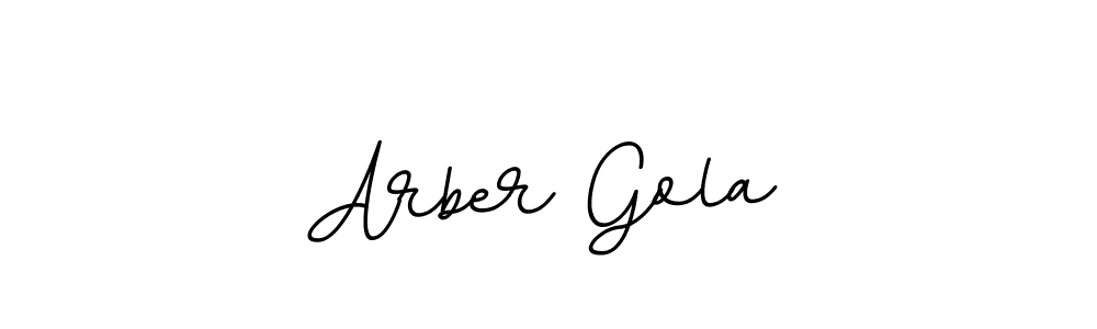 This is the best signature style for the Arber Gola name. Also you like these signature font (BallpointsItalic-DORy9). Mix name signature. Arber Gola signature style 11 images and pictures png