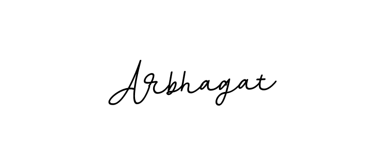 Make a beautiful signature design for name Arbhagat. With this signature (BallpointsItalic-DORy9) style, you can create a handwritten signature for free. Arbhagat signature style 11 images and pictures png