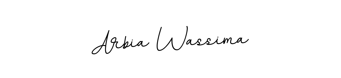 Also You can easily find your signature by using the search form. We will create Arbia Wassima name handwritten signature images for you free of cost using BallpointsItalic-DORy9 sign style. Arbia Wassima signature style 11 images and pictures png