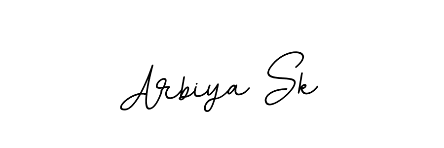 if you are searching for the best signature style for your name Arbiya Sk. so please give up your signature search. here we have designed multiple signature styles  using BallpointsItalic-DORy9. Arbiya Sk signature style 11 images and pictures png