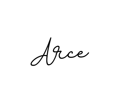 Use a signature maker to create a handwritten signature online. With this signature software, you can design (BallpointsItalic-DORy9) your own signature for name Arce. Arce signature style 11 images and pictures png