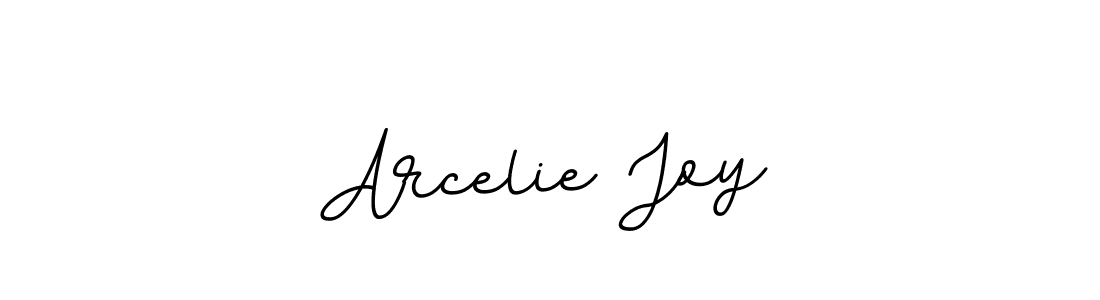 Use a signature maker to create a handwritten signature online. With this signature software, you can design (BallpointsItalic-DORy9) your own signature for name Arcelie Joy. Arcelie Joy signature style 11 images and pictures png