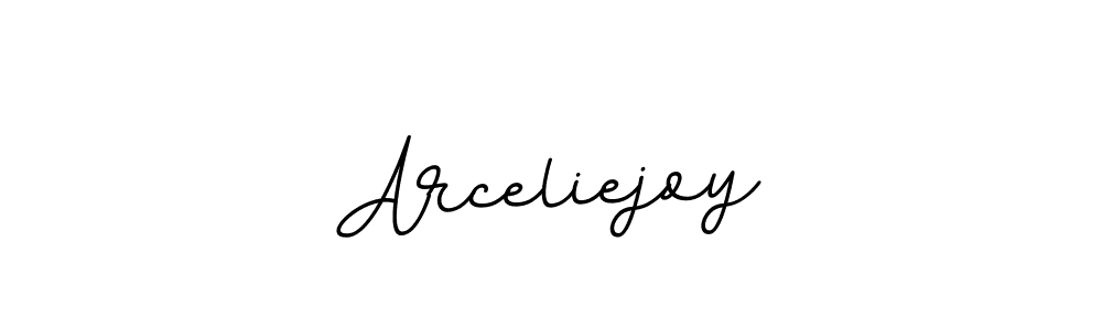 You should practise on your own different ways (BallpointsItalic-DORy9) to write your name (Arceliejoy) in signature. don't let someone else do it for you. Arceliejoy signature style 11 images and pictures png