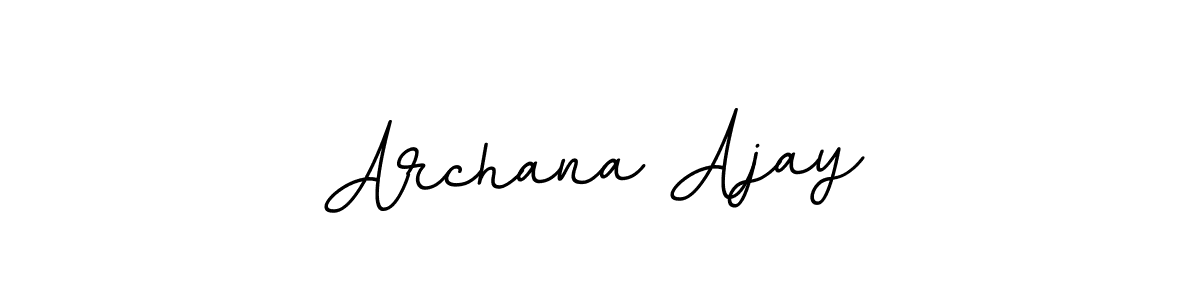 if you are searching for the best signature style for your name Archana Ajay. so please give up your signature search. here we have designed multiple signature styles  using BallpointsItalic-DORy9. Archana Ajay signature style 11 images and pictures png