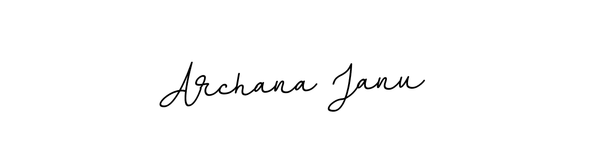 Make a beautiful signature design for name Archana Janu. With this signature (BallpointsItalic-DORy9) style, you can create a handwritten signature for free. Archana Janu signature style 11 images and pictures png
