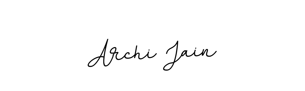 Archi Jain stylish signature style. Best Handwritten Sign (BallpointsItalic-DORy9) for my name. Handwritten Signature Collection Ideas for my name Archi Jain. Archi Jain signature style 11 images and pictures png