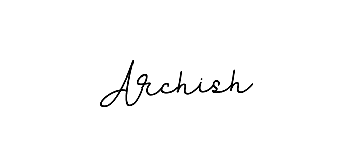 Create a beautiful signature design for name Archish. With this signature (BallpointsItalic-DORy9) fonts, you can make a handwritten signature for free. Archish signature style 11 images and pictures png