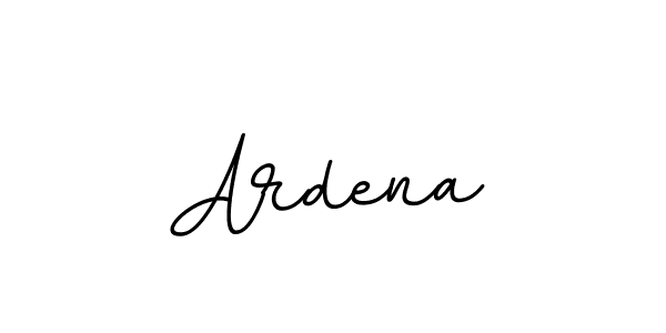 Design your own signature with our free online signature maker. With this signature software, you can create a handwritten (BallpointsItalic-DORy9) signature for name Ardena. Ardena signature style 11 images and pictures png