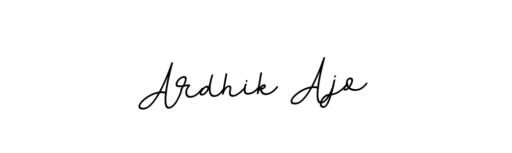 How to make Ardhik Ajo name signature. Use BallpointsItalic-DORy9 style for creating short signs online. This is the latest handwritten sign. Ardhik Ajo signature style 11 images and pictures png