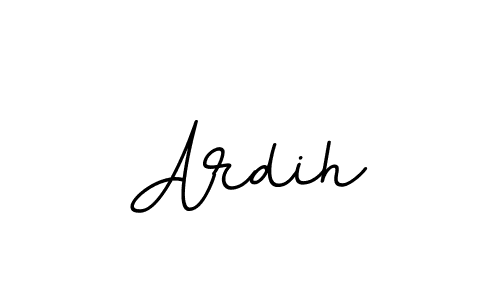 Design your own signature with our free online signature maker. With this signature software, you can create a handwritten (BallpointsItalic-DORy9) signature for name Ardih. Ardih signature style 11 images and pictures png