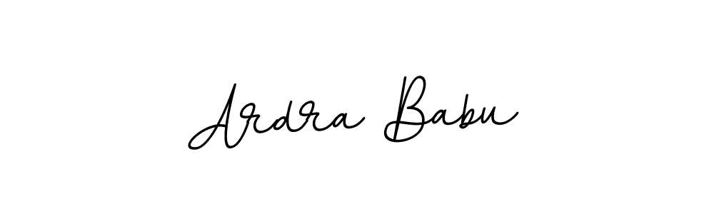 Ardra Babu stylish signature style. Best Handwritten Sign (BallpointsItalic-DORy9) for my name. Handwritten Signature Collection Ideas for my name Ardra Babu. Ardra Babu signature style 11 images and pictures png