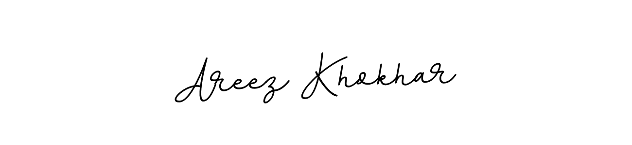This is the best signature style for the Areez Khokhar name. Also you like these signature font (BallpointsItalic-DORy9). Mix name signature. Areez Khokhar signature style 11 images and pictures png