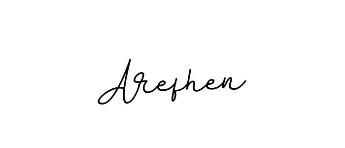 Arefhen stylish signature style. Best Handwritten Sign (BallpointsItalic-DORy9) for my name. Handwritten Signature Collection Ideas for my name Arefhen. Arefhen signature style 11 images and pictures png
