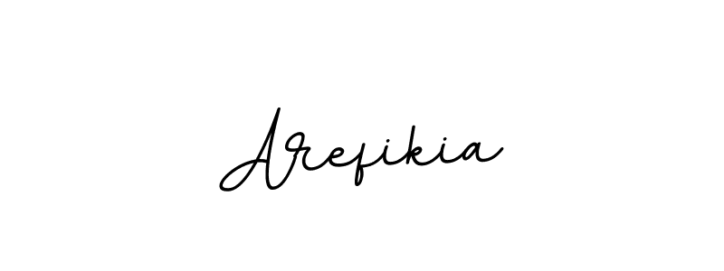 The best way (BallpointsItalic-DORy9) to make a short signature is to pick only two or three words in your name. The name Arefikia include a total of six letters. For converting this name. Arefikia signature style 11 images and pictures png