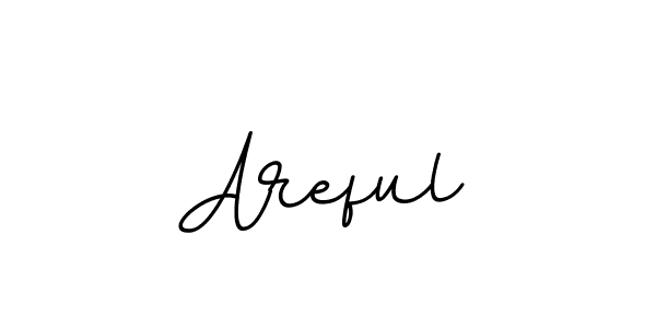 Use a signature maker to create a handwritten signature online. With this signature software, you can design (BallpointsItalic-DORy9) your own signature for name Areful. Areful signature style 11 images and pictures png