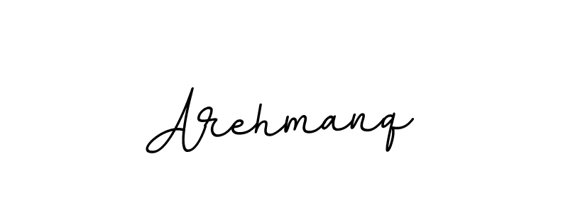 Design your own signature with our free online signature maker. With this signature software, you can create a handwritten (BallpointsItalic-DORy9) signature for name Arehmanq. Arehmanq signature style 11 images and pictures png