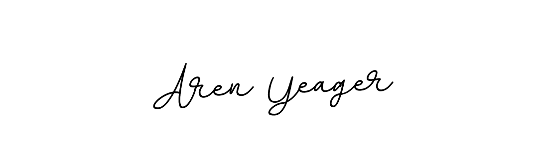 You should practise on your own different ways (BallpointsItalic-DORy9) to write your name (Aren Yeager) in signature. don't let someone else do it for you. Aren Yeager signature style 11 images and pictures png