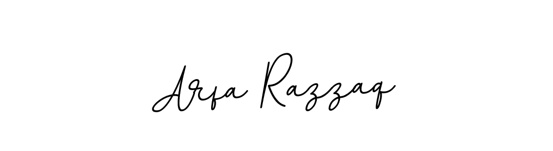 Use a signature maker to create a handwritten signature online. With this signature software, you can design (BallpointsItalic-DORy9) your own signature for name Arfa Razzaq. Arfa Razzaq signature style 11 images and pictures png