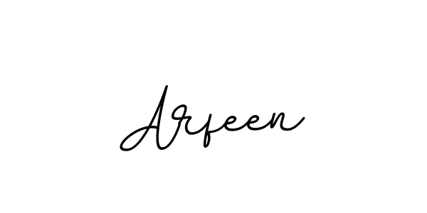 Make a beautiful signature design for name Arfeen. With this signature (BallpointsItalic-DORy9) style, you can create a handwritten signature for free. Arfeen signature style 11 images and pictures png
