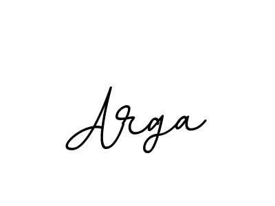 Make a beautiful signature design for name Arga. With this signature (BallpointsItalic-DORy9) style, you can create a handwritten signature for free. Arga signature style 11 images and pictures png