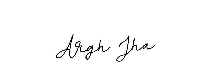Design your own signature with our free online signature maker. With this signature software, you can create a handwritten (BallpointsItalic-DORy9) signature for name Argh Jha. Argh Jha signature style 11 images and pictures png