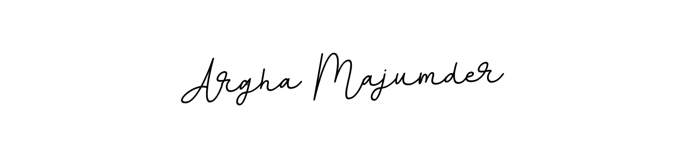 Make a beautiful signature design for name Argha Majumder. With this signature (BallpointsItalic-DORy9) style, you can create a handwritten signature for free. Argha Majumder signature style 11 images and pictures png