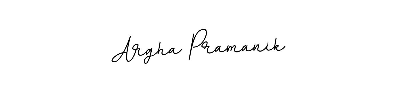 Create a beautiful signature design for name Argha Pramanik. With this signature (BallpointsItalic-DORy9) fonts, you can make a handwritten signature for free. Argha Pramanik signature style 11 images and pictures png