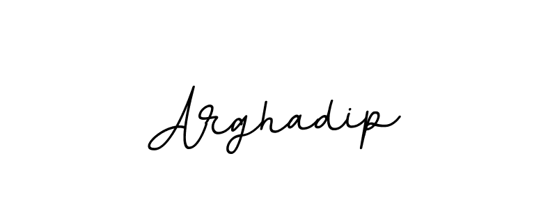 Design your own signature with our free online signature maker. With this signature software, you can create a handwritten (BallpointsItalic-DORy9) signature for name Arghadip. Arghadip signature style 11 images and pictures png