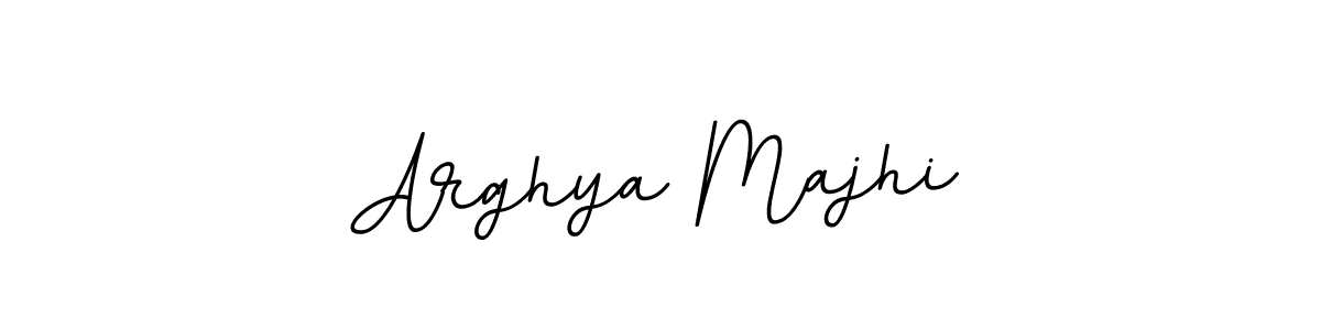 The best way (BallpointsItalic-DORy9) to make a short signature is to pick only two or three words in your name. The name Arghya Majhi include a total of six letters. For converting this name. Arghya Majhi signature style 11 images and pictures png