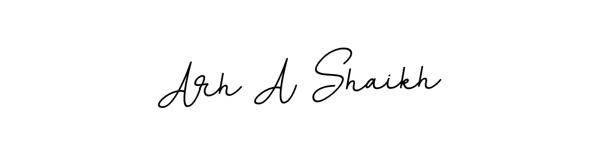 if you are searching for the best signature style for your name Arh A Shaikh. so please give up your signature search. here we have designed multiple signature styles  using BallpointsItalic-DORy9. Arh A Shaikh signature style 11 images and pictures png