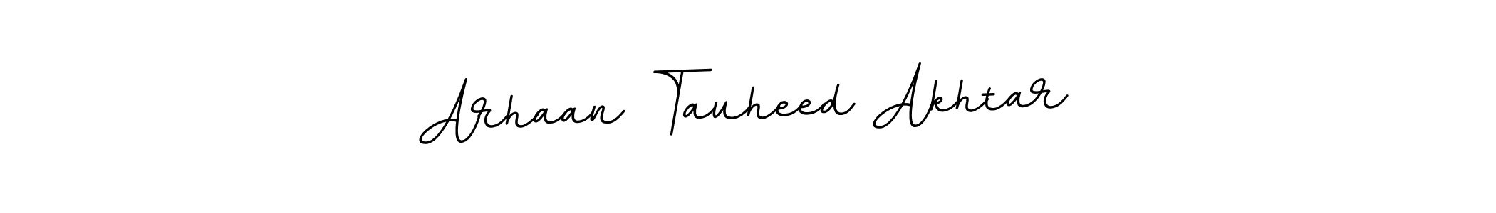 Make a beautiful signature design for name Arhaan Tauheed Akhtar. With this signature (BallpointsItalic-DORy9) style, you can create a handwritten signature for free. Arhaan Tauheed Akhtar signature style 11 images and pictures png