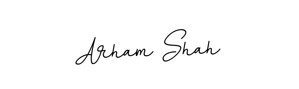 Similarly BallpointsItalic-DORy9 is the best handwritten signature design. Signature creator online .You can use it as an online autograph creator for name Arham Shah. Arham Shah signature style 11 images and pictures png