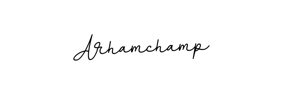 Make a beautiful signature design for name Arhamchamp. Use this online signature maker to create a handwritten signature for free. Arhamchamp signature style 11 images and pictures png