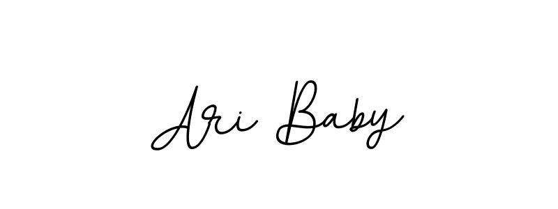 Ari Baby stylish signature style. Best Handwritten Sign (BallpointsItalic-DORy9) for my name. Handwritten Signature Collection Ideas for my name Ari Baby. Ari Baby signature style 11 images and pictures png