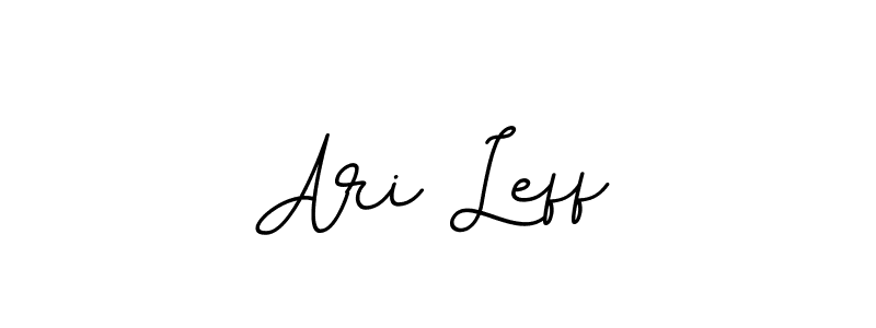 The best way (BallpointsItalic-DORy9) to make a short signature is to pick only two or three words in your name. The name Ari Leff include a total of six letters. For converting this name. Ari Leff signature style 11 images and pictures png