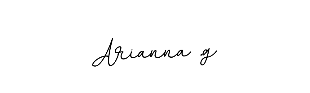 How to make Arianna .g name signature. Use BallpointsItalic-DORy9 style for creating short signs online. This is the latest handwritten sign. Arianna .g signature style 11 images and pictures png