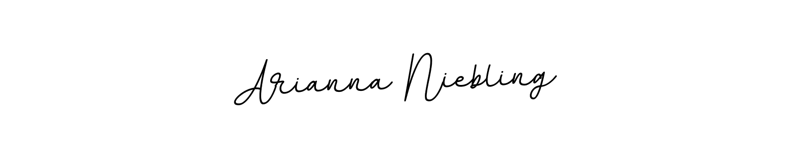 This is the best signature style for the Arianna Niebling name. Also you like these signature font (BallpointsItalic-DORy9). Mix name signature. Arianna Niebling signature style 11 images and pictures png