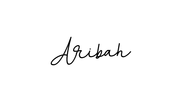 Make a beautiful signature design for name Aribah. Use this online signature maker to create a handwritten signature for free. Aribah signature style 11 images and pictures png