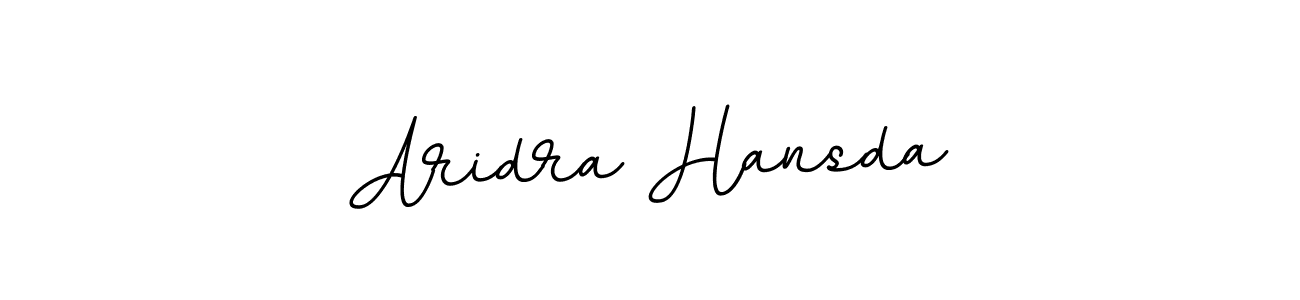 Aridra Hansda stylish signature style. Best Handwritten Sign (BallpointsItalic-DORy9) for my name. Handwritten Signature Collection Ideas for my name Aridra Hansda. Aridra Hansda signature style 11 images and pictures png