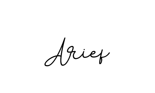 You should practise on your own different ways (BallpointsItalic-DORy9) to write your name (Arief) in signature. don't let someone else do it for you. Arief signature style 11 images and pictures png